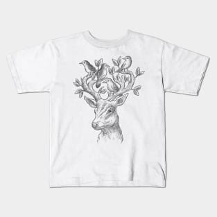 A deer nest Kids T-Shirt